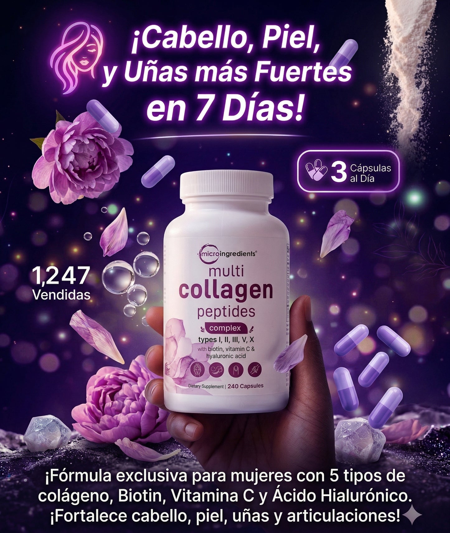 ✨ ¡El Multicolágeno Más Completo del Mercado!