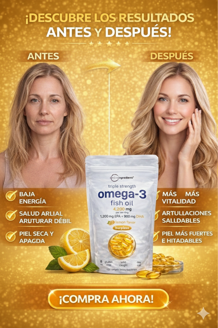 Omega-3 Triple Fuerza + Vitamina D3