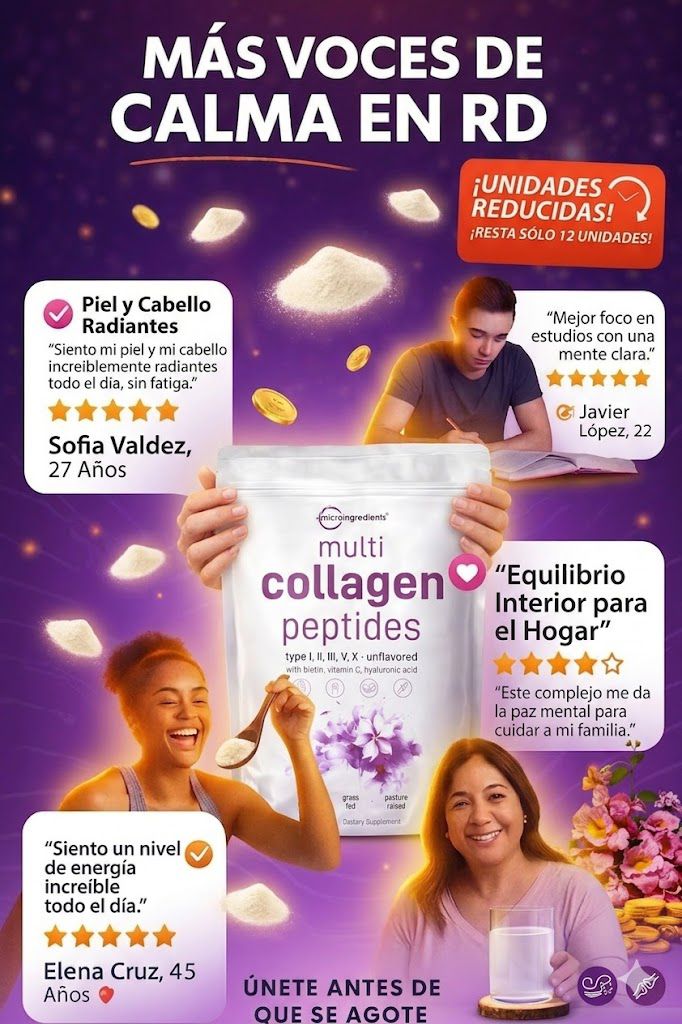 ✨ **Multicolágeno Elimina arrugas, fortalece tu cabello 💇♀️ y alivia tus articulaciones 🦴 en semanas 💥