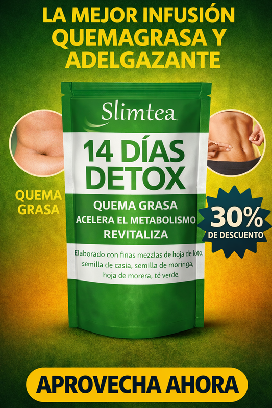 🌿Slimtea Detox Natural: Bienestar y Ligereza en Cada Taza🌿