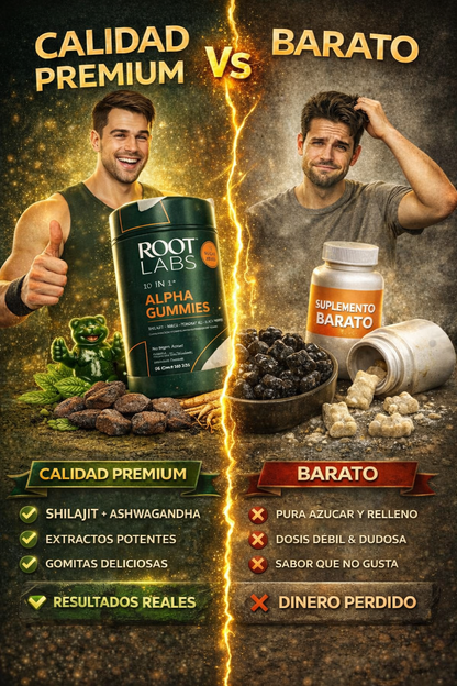 Alpha Gummies 10 en 1 – Potencia Masculina Diaria