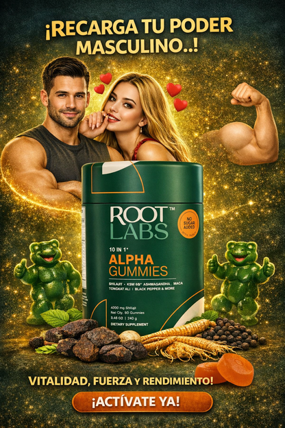 Alpha Gummies 10 en 1 – Potencia Masculina Diaria