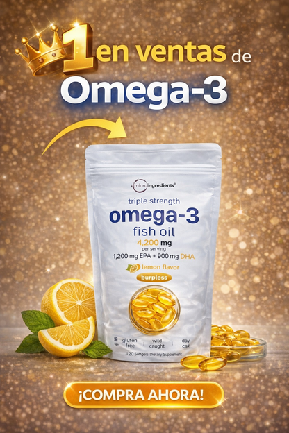 Omega-3 Triple Fuerza + Vitamina D3