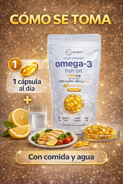 Omega-3 Triple Fuerza + Vitamina D3