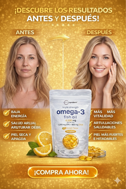 Omega-3 Triple Fuerza + Vitamina D3
