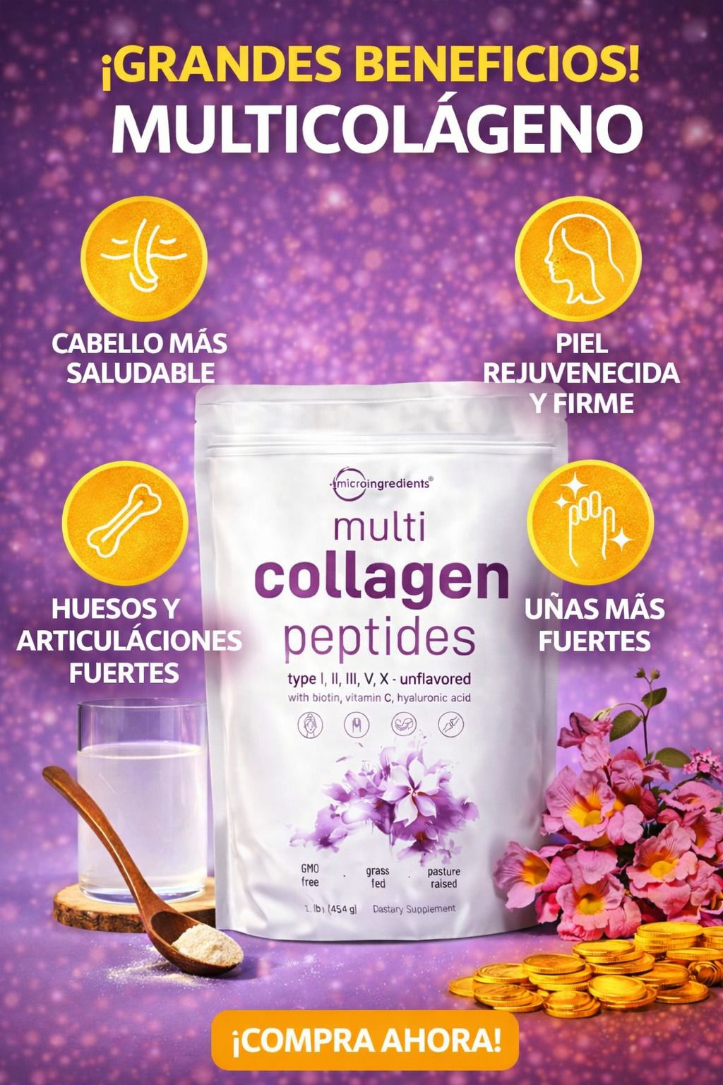 ✨ El Multicolágico #1 para Tu Piel ✨, Cabello 💁‍♀️